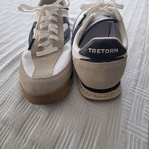 Tretorn Kristine  Women's Cream and Navy Sneakers